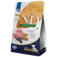 N&D Krmivo Dog Puppy Mini Ancestral Grain Lamb, Spelt, Oats & Blueberry 2,5kg