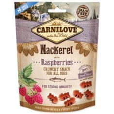 Carnilove Pochúťka Dog Crunchy Snack makrela s malinami 200g