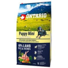 Ontario Krmivo Puppy Mini Lamb & Rice 6,5kg