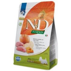 N&D Krmivo Adult Dog Mini Grain Pumpkin Wild Boar & Apple 2,5kg