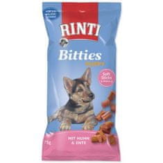 RINTI Pochúťka Bitties Puppy kura a kačica 75g