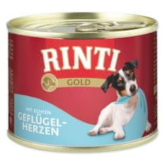 RINTI Konzerva Gold Adult hydinové srdce 185g