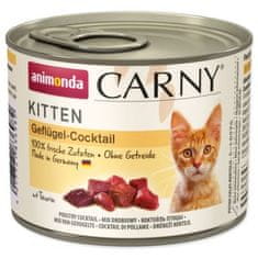 Animonda Konzerva Carny Kitten hydinová zmes 200g