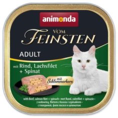 Animonda Paštéta Vom Feinstein Adult hovädzie a losos so špenátom 100g