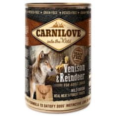 Carnilove Konzerva Dog Wild Meat zverina a sob 400g