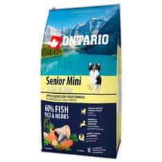 Ontario Krmivo Senior Mini Fish & Rice 6,5kg