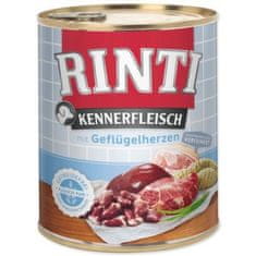 RINTI Konzerva Kennerfleisch Adult hydinové srdce 800g