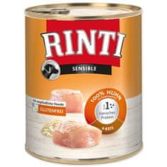 RINTI Konzerva Sensible Adult kura a ryža 800g