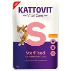 Kattovit Kapsička Vital Care Sterilized kura 85g