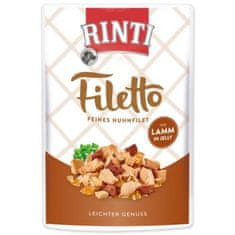 RINTI Kapsička Filetto Adult kura a jahňa v želé 100g