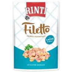 RINTI Kapsička Filetto Adult kura a losos v želé 100g