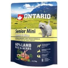 Ontario Krmivo Senior Mini Lamb & Rice 0,75kg