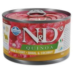 N&D Konzerva Dog Quinoa Quail & Coconut 140g