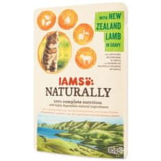 IAMS Vrecko Naturally Adult jahňacie v omáčke 85g