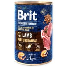 Brit Konzerva Premium by Nature jahňa s pohánkou 400g