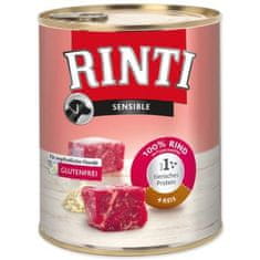 RINTI Konzerva Sensible Adult hovädzie a ryža 800g