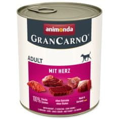 Animonda Konzerva Gran Carno Adult so srdcom 800g