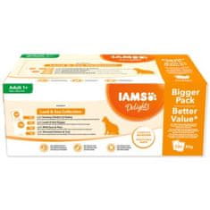 IAMS Kapsička Delights Adult morské a suchozemské mäso v omáčke multipack 6120g (72x85g)