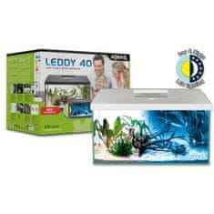 AQUAEL Akvárium set LEDDY Day & Night 40 biele - 25 l