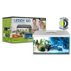 AQUAEL Akvárium set LEDDY Day & Night 60 biele - 54 l