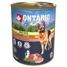 Ontario Konzerva hovädzie s bylinkami, päté 800g