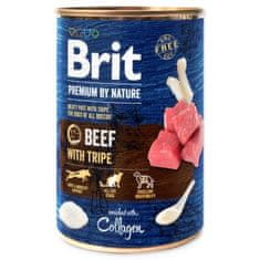 Brit Konzerva Premium by Nature hovädzie s držkami 400g