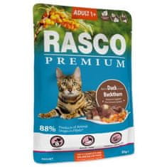 RASCO Kapsička Premium Adult kačica s rakytníkom 85g