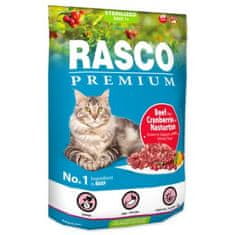 RASCO Krmivo Premium Sterilized hovädzie s brusnicou a kapucínka 0,4kg