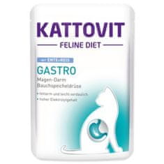 Finnern Kapsička Kattovit Gastro kačica a ryža 85g