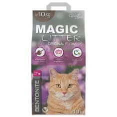 Magic Cat Mačkolit Magic Litter Bentonite Original Flowers 10kg