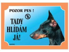 DAFIKO Tabuľka doberman