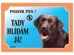 DAFIKO Tabuľka labradorský retriever čierny