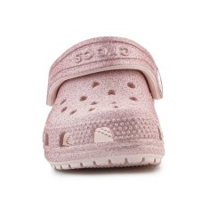 Crocs Dreváky ružová 22 EU Classic Glitter Clog