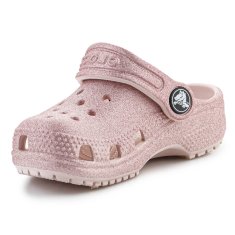 Crocs Dreváky ružová 22 EU Classic Glitter Clog