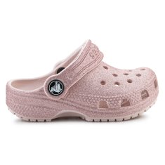 Crocs Dreváky ružová 22 EU Classic Glitter Clog