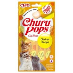 Inaba Pochúťka Churu Pops kura 4x15g