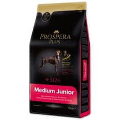 PROSPERA PLUS Krmivo Medium Junior kura s ryžou 15kg