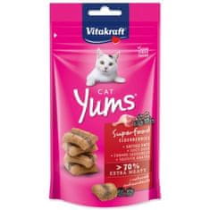 Vitakraft Pochúťka Cat Yums Superfood kačica s bazalkou 40g