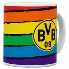 FAN SHOP SLOVAKIA Hrnček Borussia Dortmund, dúhový, 300 ml