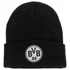 FAN SHOP SLOVAKIA Zimná čiapka Borussia Dortmund, beanie, reflexný znak, čierna