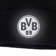 FAN SHOP SLOVAKIA Zimná čiapka Borussia Dortmund, beanie, reflexný znak, čierna