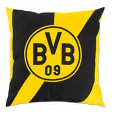 FAN SHOP SLOVAKIA Vankúšik Borussia Dortmund, čierno-žltý, 40x40 cm