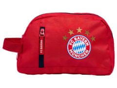 FAN SHOP SLOVAKIA Pánska toaletná taška FC Bayern Mníchov, červená, kompaktná