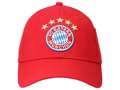 FAN SHOP SLOVAKIA Šiltovka FC Bayern Mníchov, červená, vyšitý znak, univerzálna