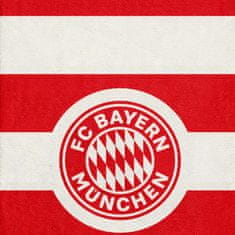 FAN SHOP SLOVAKIA Osuška FC Bayern Mníchov, 70x140 cm, pruhovaná, bavlnená