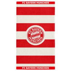 FAN SHOP SLOVAKIA Osuška FC Bayern Mníchov, 100x50 cm, pruhovaná, bavlnená