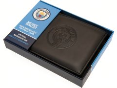 FAN SHOP SLOVAKIA Peňaženka Manchester City FC, umelá koža, čierna