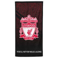 FAN SHOP SLOVAKIA Osuška Liverpool FC, 70x140 cm, červeno-čierna, bavlnená