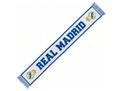 FAN SHOP SLOVAKIA Šál Real Madrid FC, modro-biely, 140x20 cm