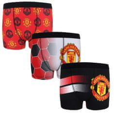 FAN SHOP SLOVAKIA Chlapčenské boxerky Manchester United FC, súprava 3 ks | 7-8r